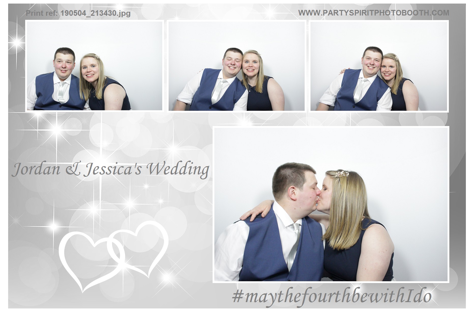 Jordan and Jessica's Wedding | View more photos from the event at gallery.partyspiritphotobooth.com/u/PartySpiritPhotoBooth/Jordan-and-Jessicas-Wedding